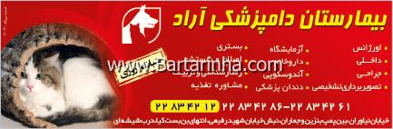 بیمارستان دامپزشکی آراد