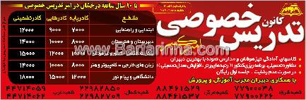 کانون تدریس خصوصی امیرکبیر