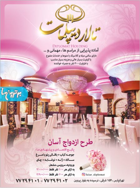 تالار پذیرایی دیپلمات