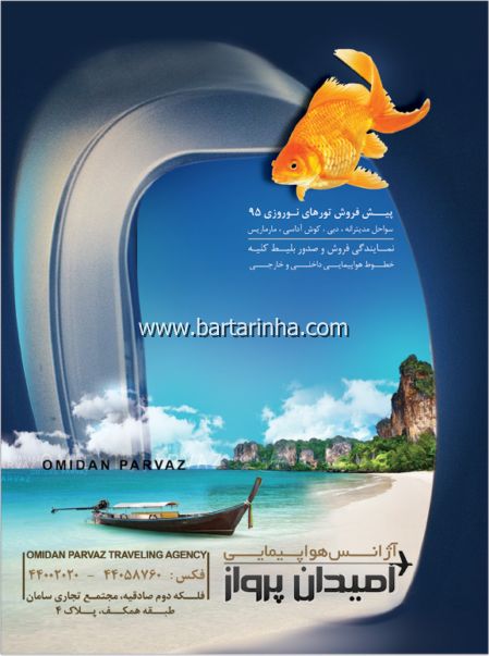 خدمات مسافرتی امیدان پرواز